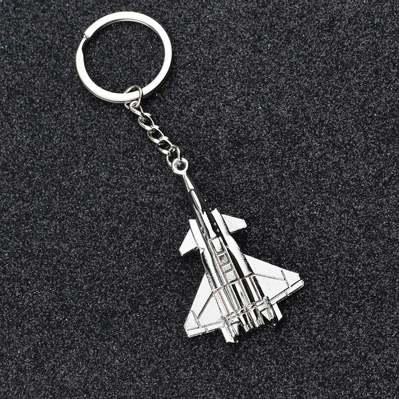 Wholesale Metal Airplane Fighter Pendant Keychains